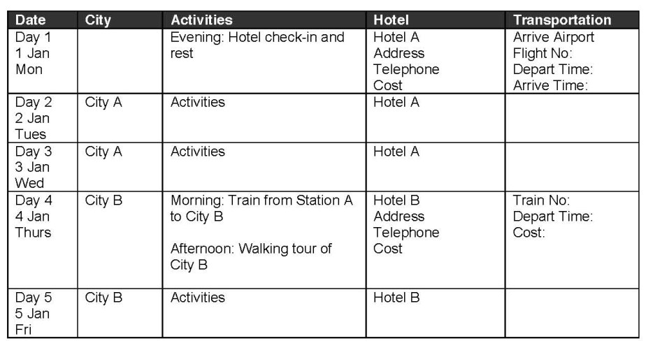 Itinerary-Template-1